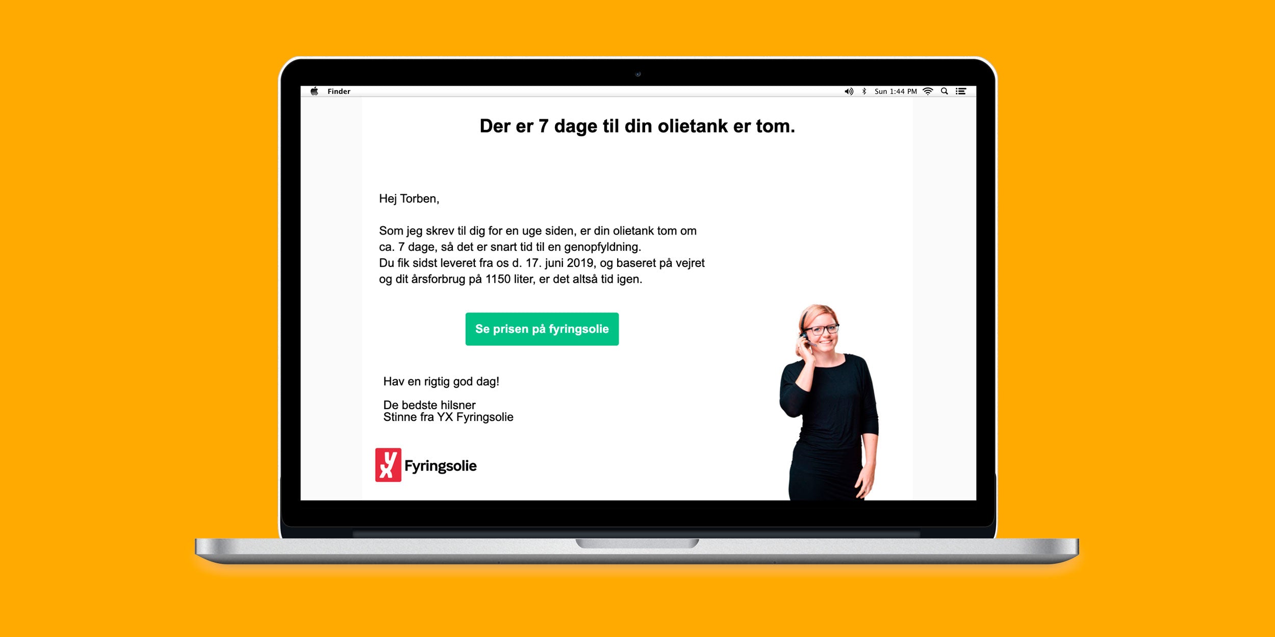 Personaliserede e-mails i et fuldautomatisk setup